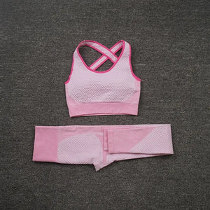 3pcs Sport Seamless Workout Set