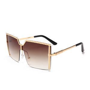 Oversized Square Sunglasses Luxury