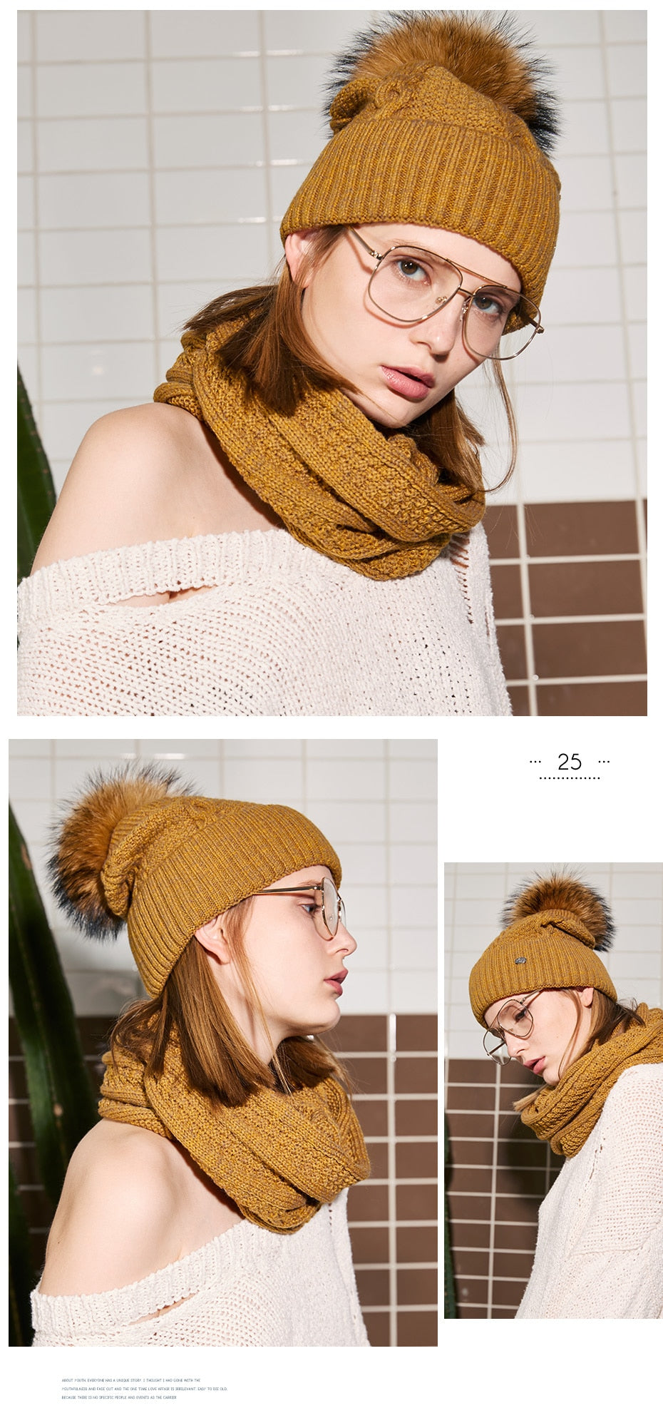 Fashion Winter Hat And Scarf
