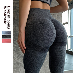 High Waist Seamless Push Up Leggins