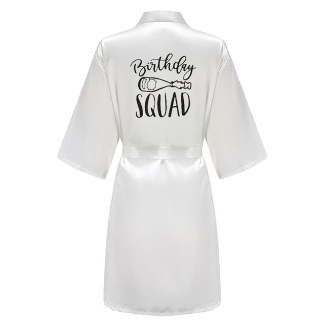 Birthday Queen&Squad Party Robe