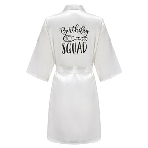 Birthday Queen&Squad Party Robe