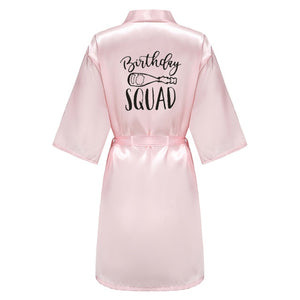 Birthday Queen&Squad Party Robe