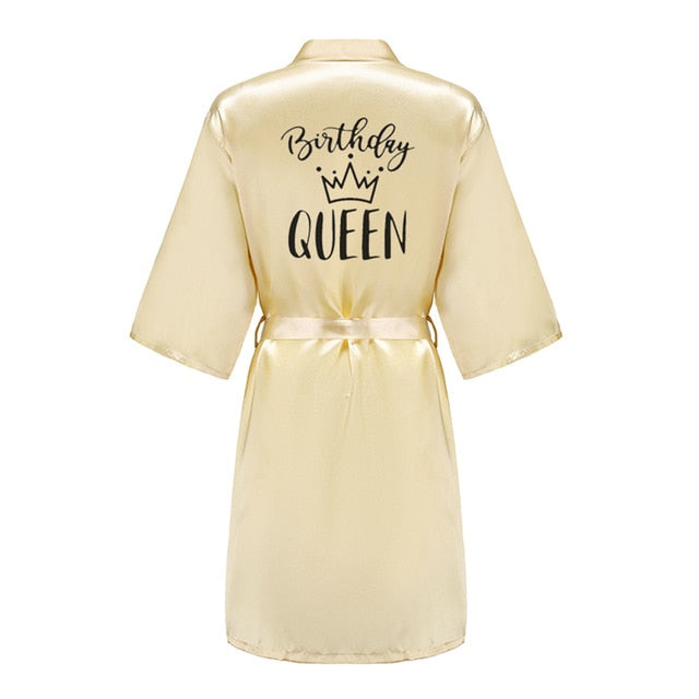 Birthday Queen&Squad Party Robe