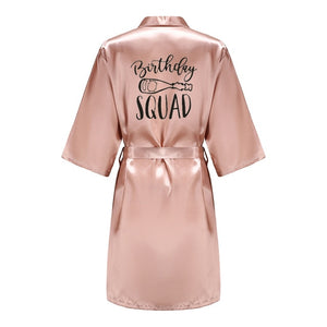 Birthday Queen&Squad Party Robe