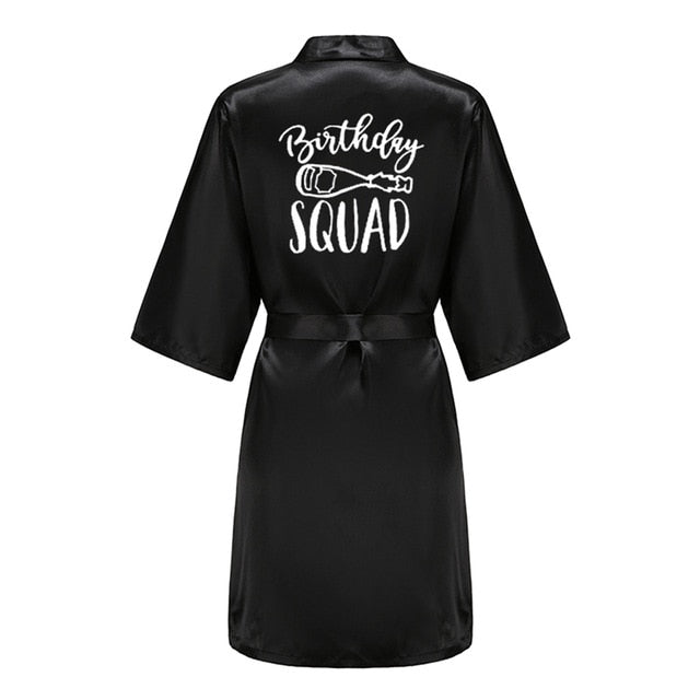 Birthday Queen&Squad Party Robe