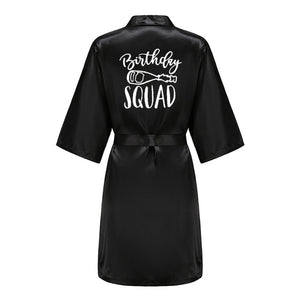 Birthday Queen&Squad Party Robe