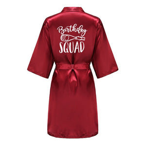 Birthday Queen&Squad Party Robe