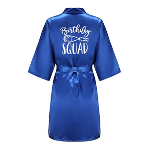 Birthday Queen&Squad Party Robe