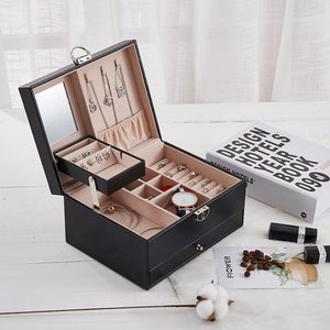 Large Multi-Layer Pull Jewelry Box