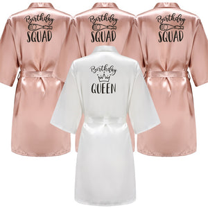 Birthday Queen&Squad Party Robe