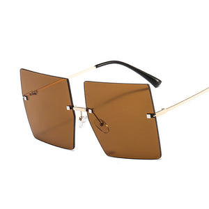 Luxury Rimless Sun Glasses