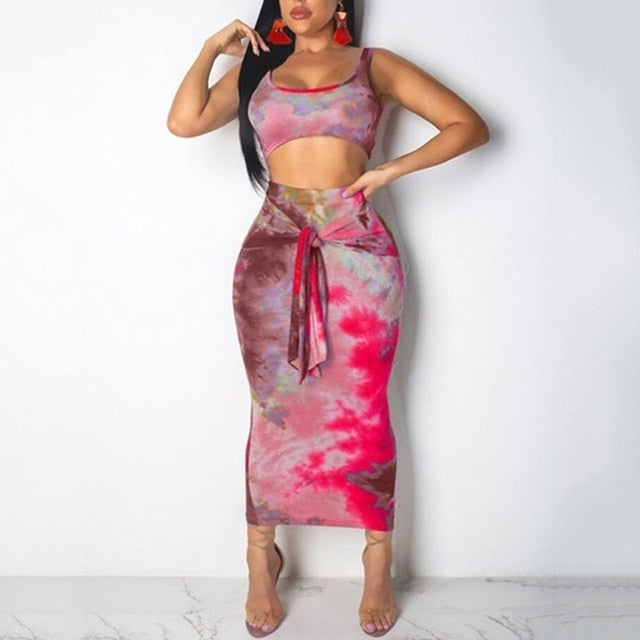 Summer Women Two Piece Set