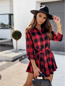 2021 Fashion Sexy Shirt Dress