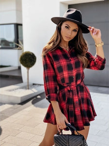 2021 Fashion Sexy Shirt Dress