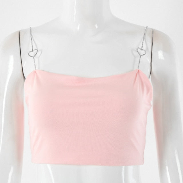 Heart Straps Summer Cami Top