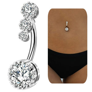 Crystal Belly Piercing