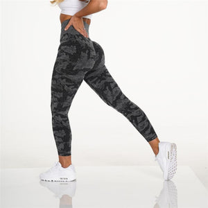 Camouflage High Waist Tummy Control Gym Fitness leggings