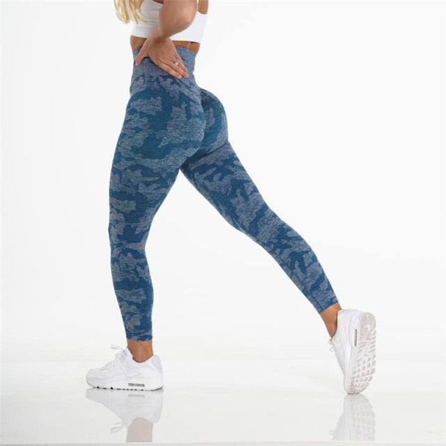 Camouflage High Waist Tummy Control Gym Fitness leggings