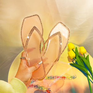 Glitter Slippers Women Summer Sandals